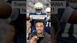 The Transfer portal has 4,000 PLAYERS ALREADY 😭‼️ #collegefootball