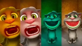 MY Talking Tom Cat Friends Video -- Funny Colors Movement Gameplay 