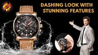 Stylish Leather Strap Military Watch - TheEliteTrends