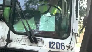 Union Scab crossed IBEW 827  picket line almost runs down  fellow Union members