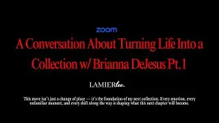 How Transitioning Is Inspiring My Next Collection &mdash; A Creative Conversation w: Brianna DeJesus Pt 1