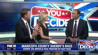 Paul Penzone speaks on the race for Maricopa County Sheriff