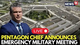 US Troops Preparing For WW3? Hegseth Orders Urgent Meeting Of Generals, Admirals | Trump | LIVE