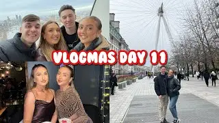 VLOGMAS DAY 11 | shrek's adventure, london eye & drinks night!