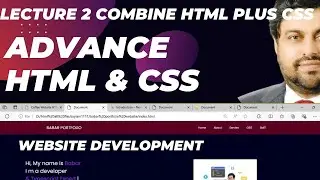 HTML CSS Lecture 2 For Next.js Website development