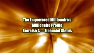 Millionaire Profile 4 - Financial Status