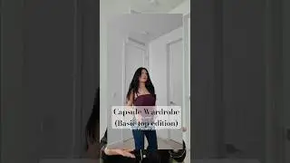 Capsule wardrobe time!! Basic top edition #capsulewardrobe #outfitideas #aritziahaul