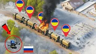 Российские FPV-дроны обнаружили украинский конвой во время операции