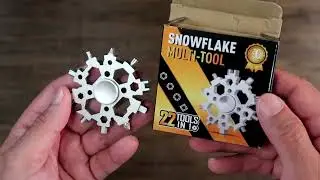 Multi tool Snowflake 23 Tools In One and it is a Fidget Spinner Review