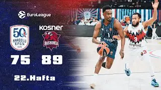 #EuroLeague 22. Hafta Anadolu Efes 75 - 89 Kosner Baskonia