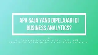Profile Program Business Analytics BINUS University