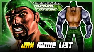 JAX'S MOVE LIST - Mortal Kombat: Special Forces