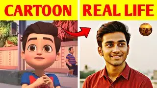 Roro aur hero bhoot mast Cartoon characters in real life