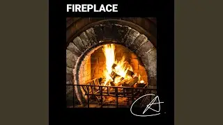 Rest Sound of NightFire in a Fireplace