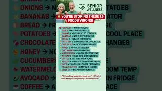 🧊 YOU&rsquo;RE STORING THESE 16 FOODS WRONG! #health #food #fridge