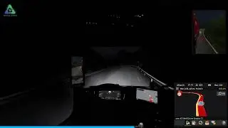 ETS2 Night Mountain Drive | Asus Rog Ally