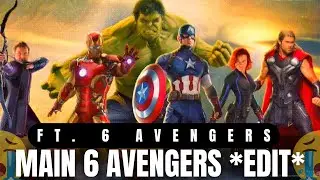 MAIN 6 AVENGERS SAD EDIT :(  #shorts #viral #avengers #youtubeshorts || @SpedyEditz ||