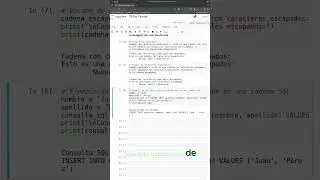 Escapar caracteres #python #programming #coding #programacion #septipycode #edutuber