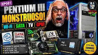 EP081 - Building a Monstrous Pentium III in a Brand-New Troni Case with Wi-Fi, SATA, TV & GPU!