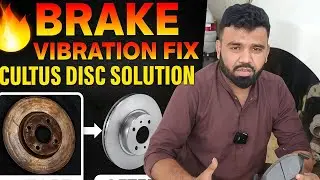 Suzuki Cultus Brake Vibration Solution | Disc Turning & Pad Replacement