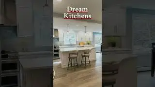 A beautiful new white kitchen makeover! #kitchendesign #kitchenrenovation #dreamkitchen