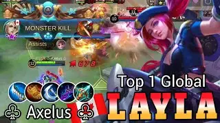 Top 1 Global Layla 90% Critical Damage!! By ♧ Axelus ♧ Layla Top 1 Global ~ Mobile Legends