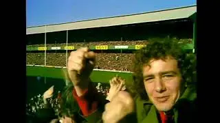 DAVID DUCKHAM LINEOUT THROW/MERVYN DAVIES TRY - ENGLAND V WALES - 1974 FIVE NATIONS RUGBY MATCH