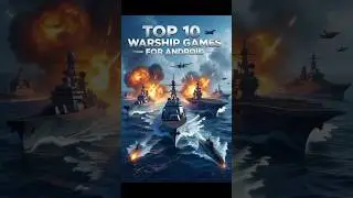 Top 10 Best Warship Games For Android #warshipgames #navalbattle #top10games #battleshipgames