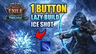 Ice Shot Deadeye With Herald Of Ice Chaining (Lazy 1 button build) POE2 0.4