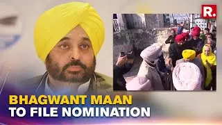 Punjab Elections: AAP CM Face Bhagwant Mann From Dhuri Seat To File Nomination