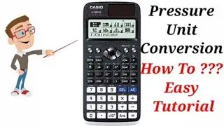How To Convert Unit of Pressure in Scientific Calculator || Scientific Calculator Tutorial Part 9