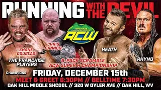 ACW Live!  S3 E31:  The Franchise Players vs Heath and Rhyno- ACW Tag Team Title match