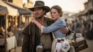 She Fainted From Exhaustion at the Market, The Cowboy Caught Her and Bought All Her Wares