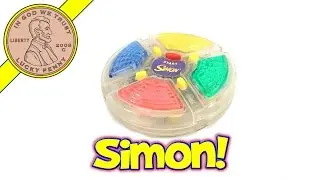 Clear Pocket Simon Handheld Game, 1998 Hasbro Toys