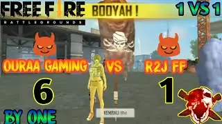 BY 1 - OURAA GAMING VS R2J FF, FREE FIRE INDONESIA!!