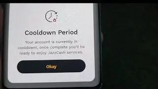 Jazzcash tap pay cooldown period