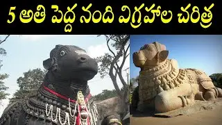 5 Biggest nandi statues in india/famous nandi temples history/lepakshi/bull temple bengalore/yaganti