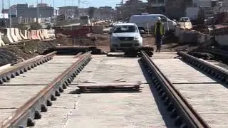 مارس 2013 : حالة تقدم أشغال امتدادات ترامواي الجزائر