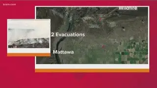 5,000-acre 'Powerline Fire' burning near Mattawa