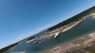 FPV flight over Stillhouse Hollow Lake - FPV Drones Texas