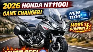 Honda NT1100 2026 года &ndash; Honda навсегда изменила мир туристических мотоциклов! 😱🔥