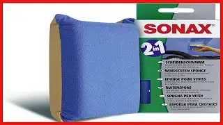SONAX Dual Action Windscreen Sponge For Clear Vision And Fog Free Driving