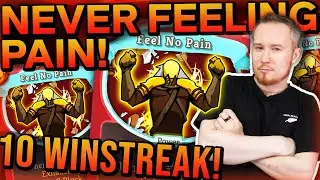 GIANT Win Streak 10-0? NEVER Feeling Pain! | Ascension 20 Ironclad Run | Slay the Spire