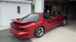 Blackbird #1 - 2001 Sunset Orange Metallic Blackbird Trans Am Cold Start