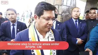 Welcome step to reduce areas under AFSPA: CM