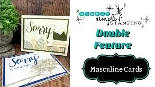Double Feature - Masculine Cards to Make this Week