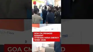 Goa CM Pramod Sawant attends India Energy Week 2026 in Velim