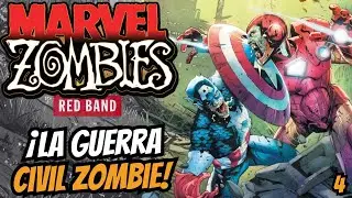 La GUERA CIVIL ZOMBIE: &iexcl;Mejor que en la PEL&Iacute;CULA! // Marvel Zombies: Red Band #4 (2025)