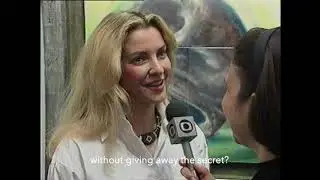 Brazil's TV Globo reports on Kim Poor's exhibition at London's Durini Gallery