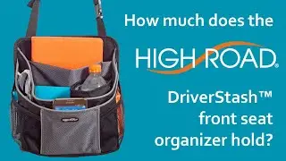 High Road's DriverStash Front Seat Car Organizer with Insulated Bottle Holder